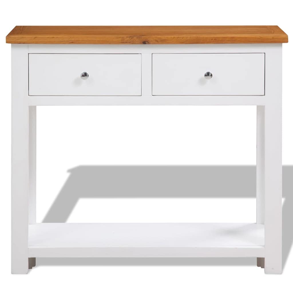 Solid Oak Wood Console Table O300251