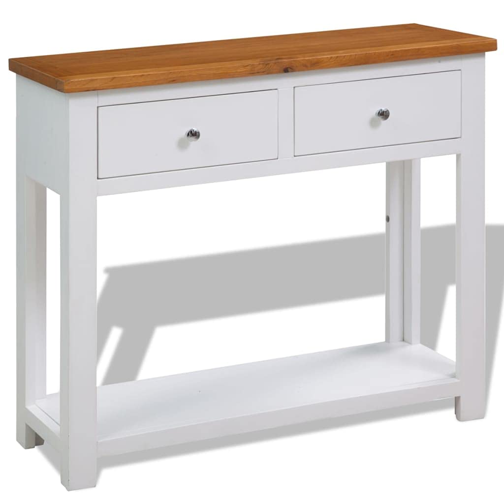 Solid Oak Wood Console Table O300251