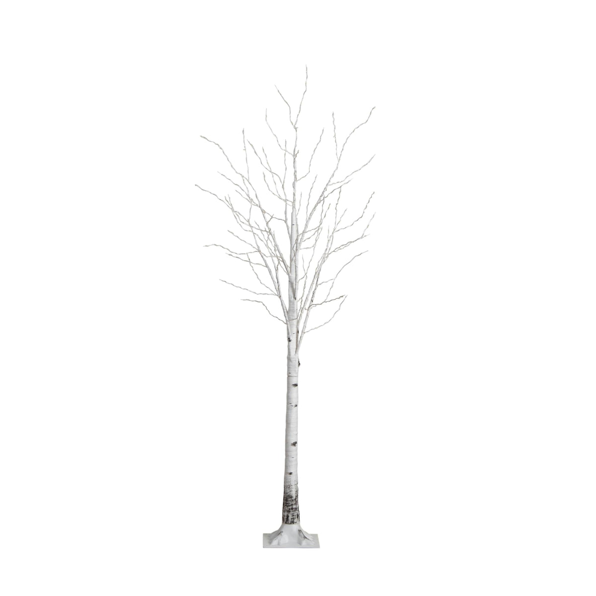 7-FT Pre-lit Artificial White Birch Tree with LED Lights A90240