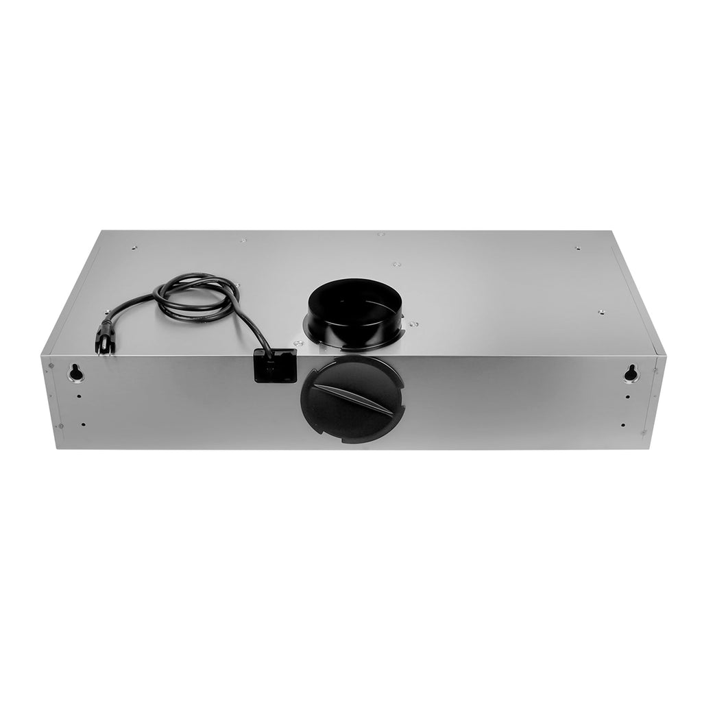 30 in. Under Cabinet Range Hood with LED Lights, Stainless Steel L136547