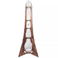 Ice Drip Coffee Maker with Wooden Frame and Glassware U6916