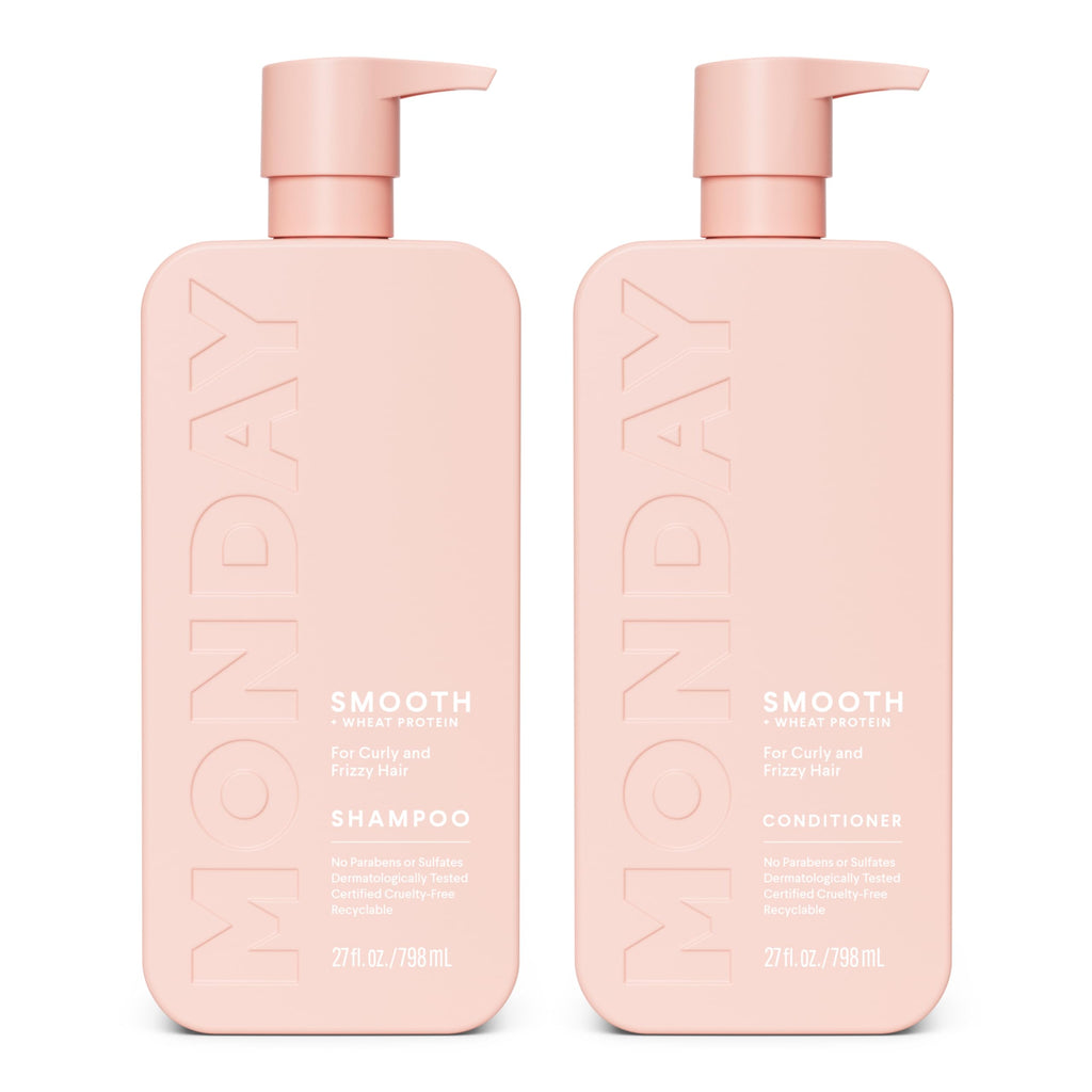 Smooth Shampoo + Conditioner Set 2 Count 27 oz Coconut Oil Shea Butter H97144