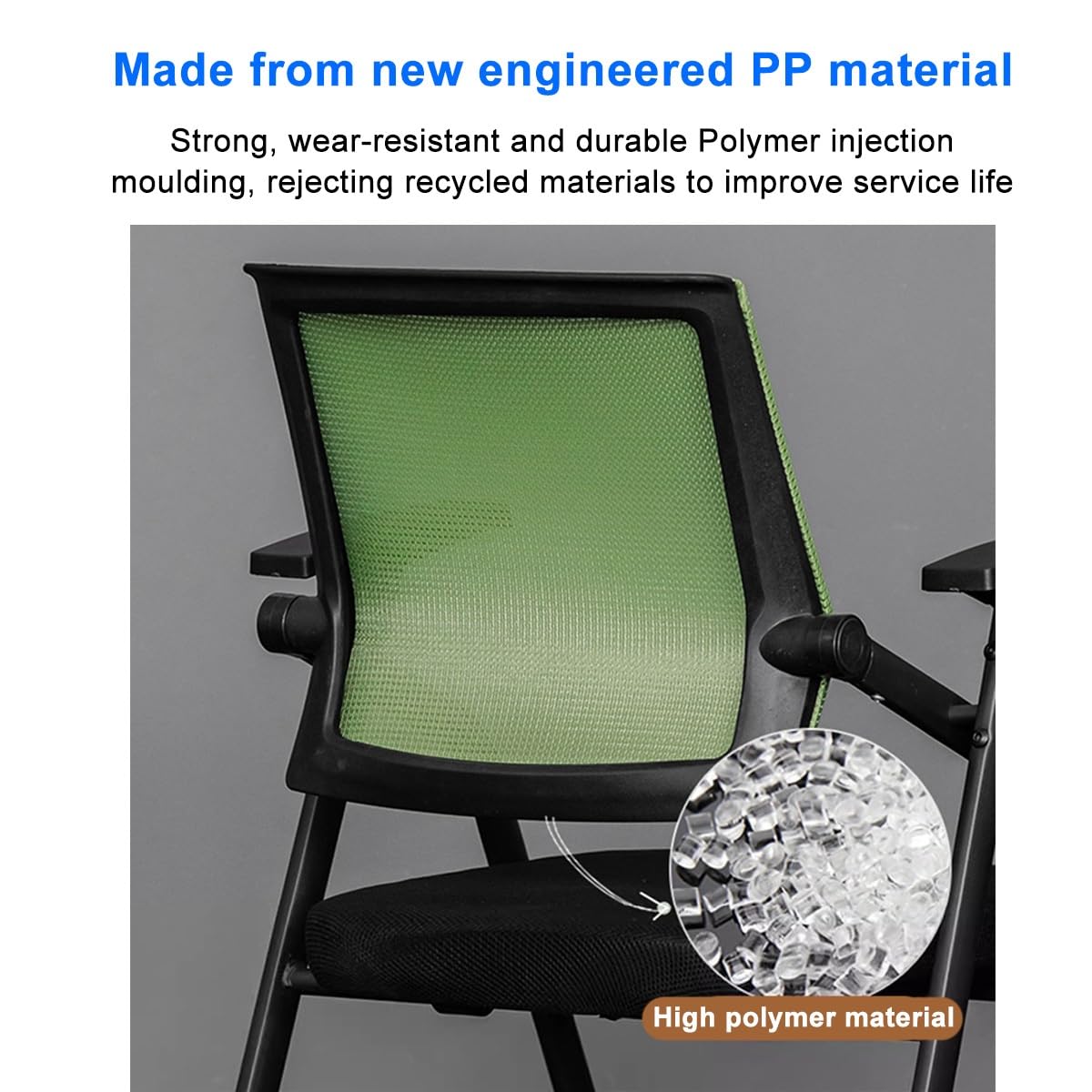 Foldable Mesh Office Chair with Writing Board H40000
