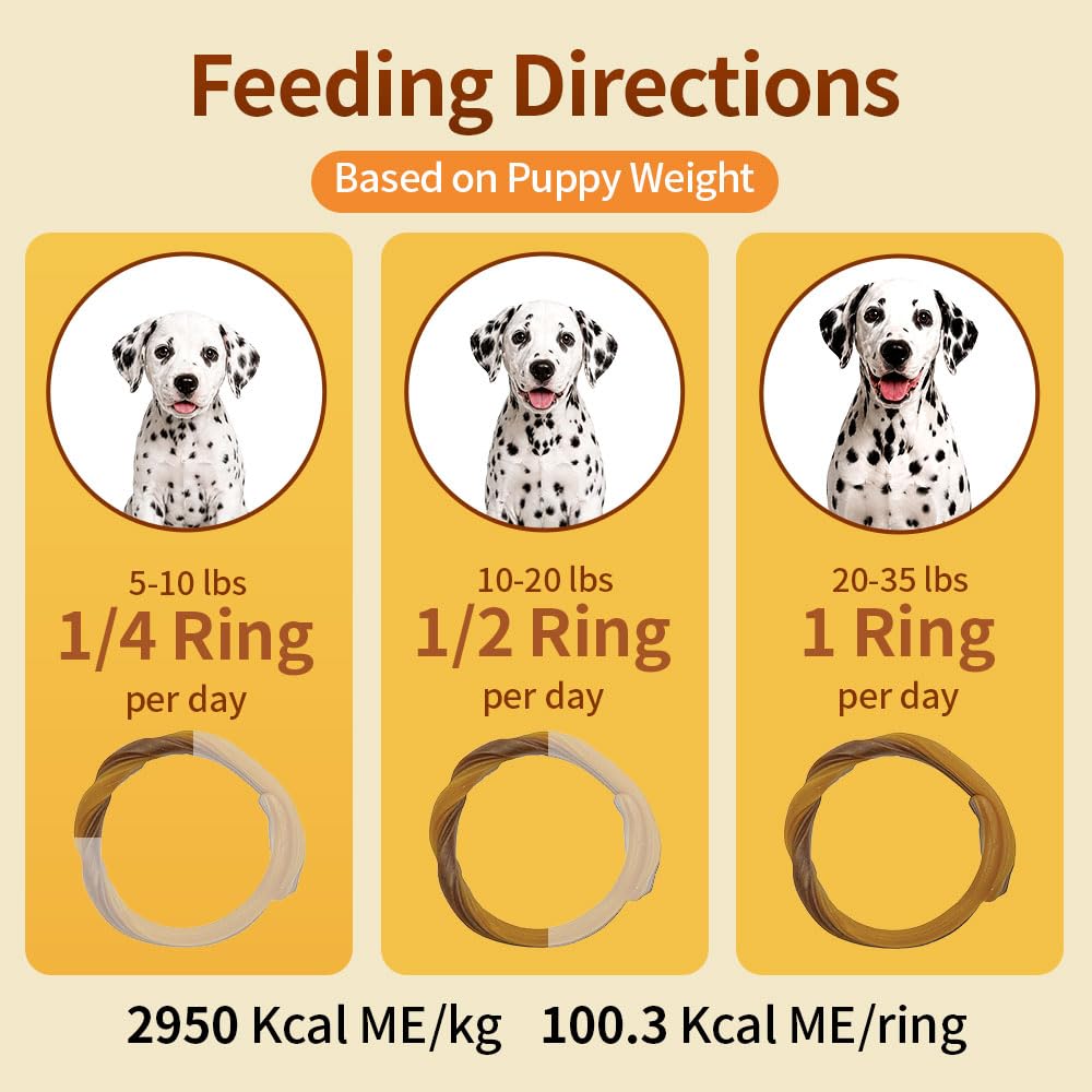 Chicken Flavor 6 Rings Puppy Teething Chews G419971