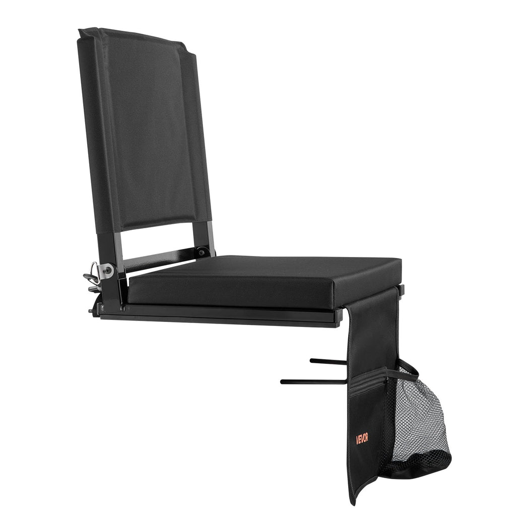 Folding Bleacher Seat with Back Support and Cushion K959575