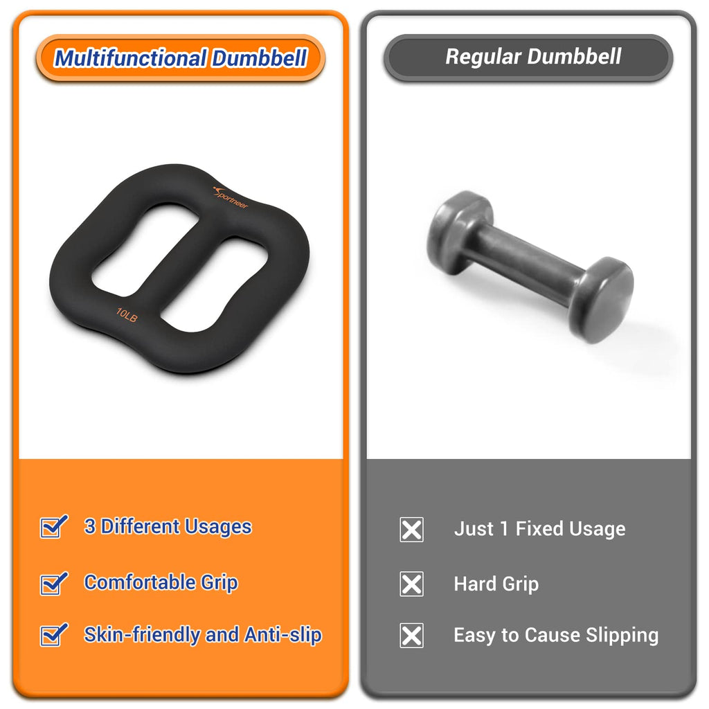 10 lbs Ring-Shaped Dumbbell X609555