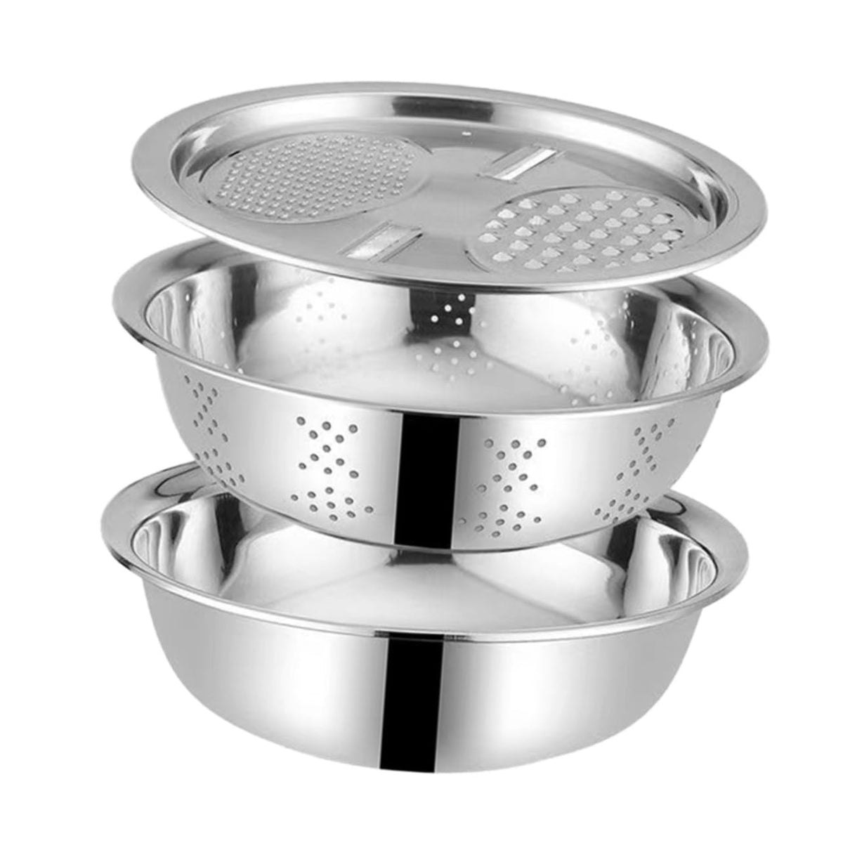 Metal Vegetable Washing Basket Strainer Bowl Q325
