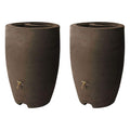 50 Gallon Plastic Rain Barrel 2 Pack R246732