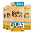 Low Sodium Chicken Broth Pack of 4 Organic 32 oz L748