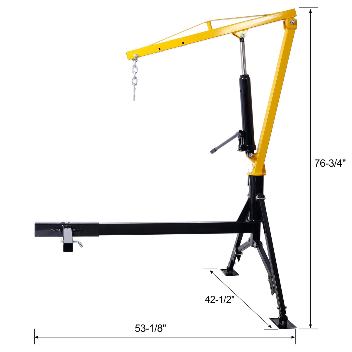 1000 Lbs Hydraulic Truck Crane A450126