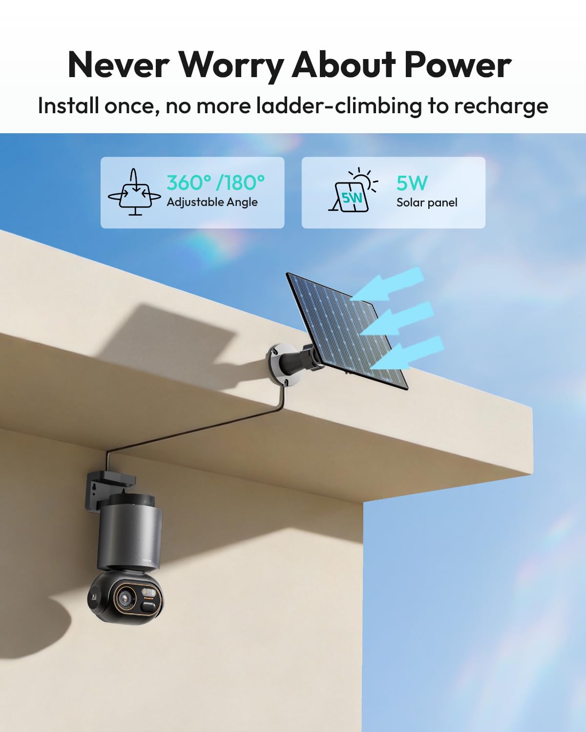 4K Wireless Outdoor Security Camera 2 Cam-Kit I6158