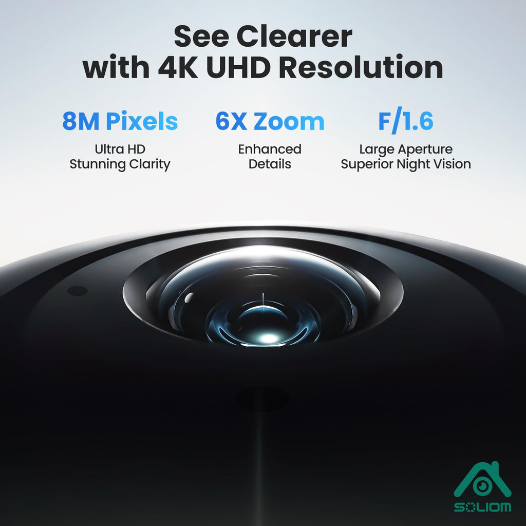 4K Solar Security Cameras Wireless Outdoor System 4-Cam Kit Z39136