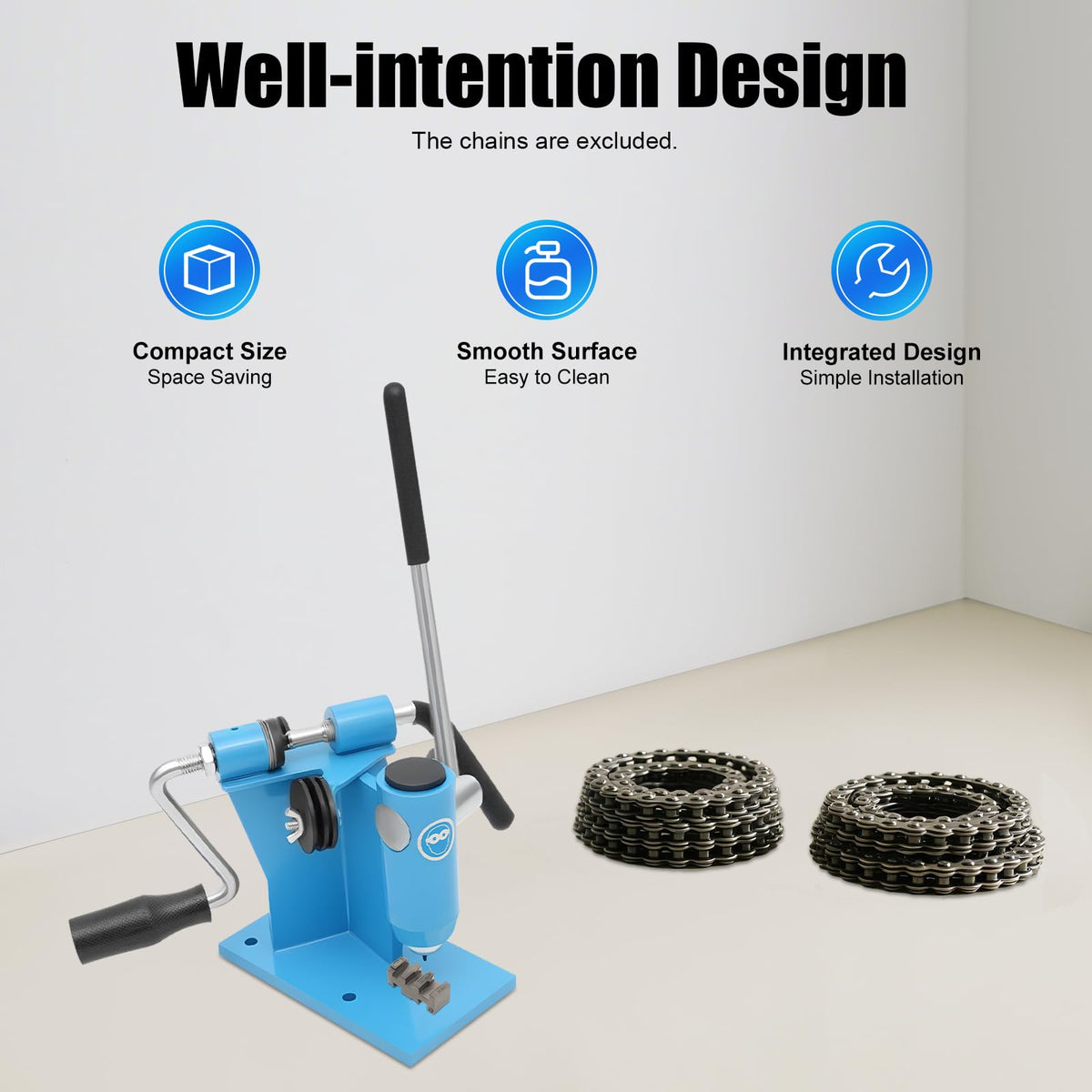 Heavy Duty 2 in 1 Chain Breaker & Riveter Tool with 3 Punches & 2 Connectors D372