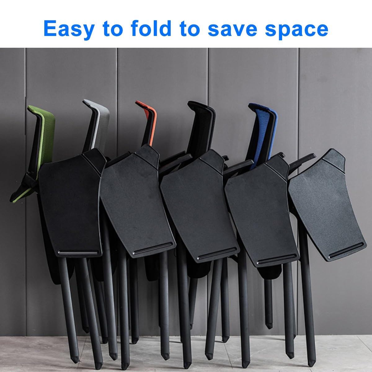 Foldable Mesh Office Chair with Writing Board H40000