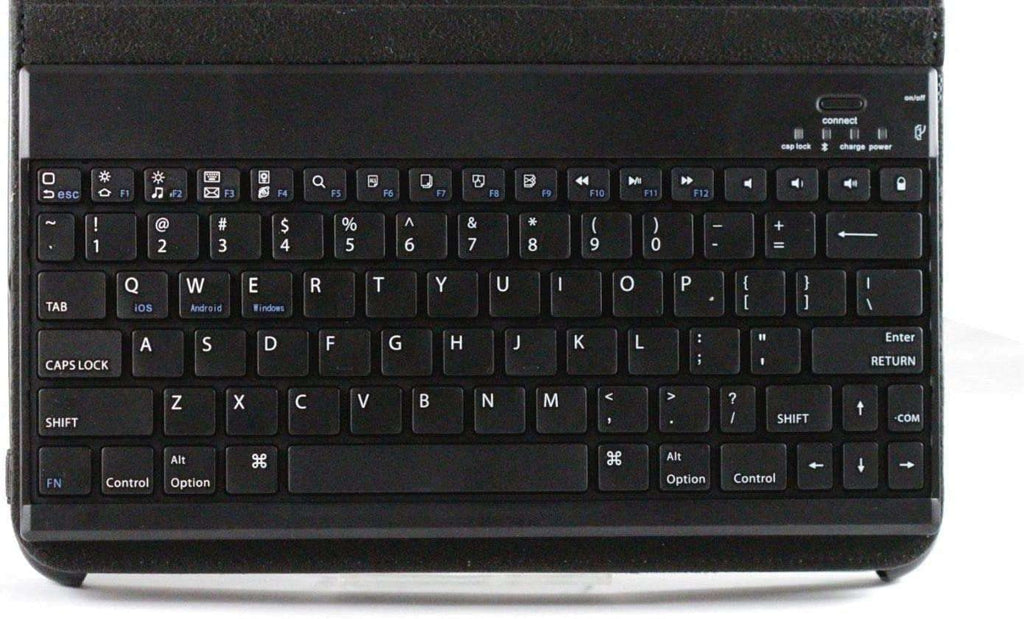Folding Leather Folio Case Cover & Stand with Removable Keyboard Q241303