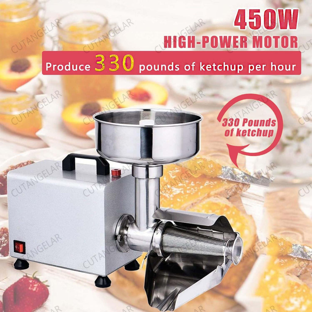 Commercial Grade Electric Sauce Machine 450W with Large Hopper U447