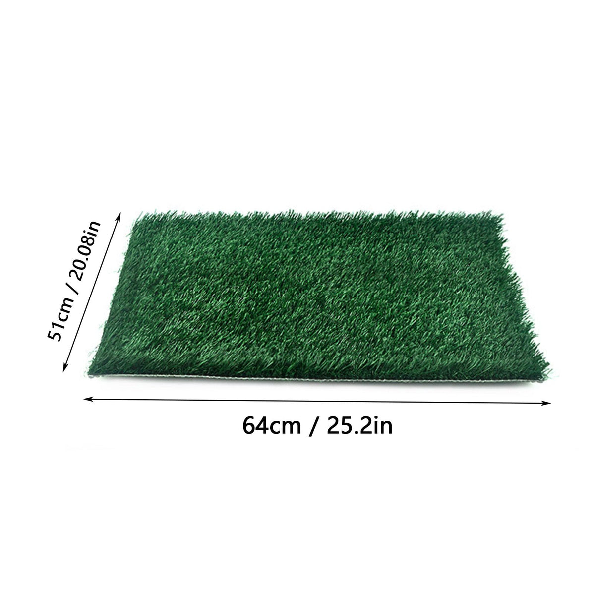 Dog Grass Pad with Tray, 25 x 20 inch O502