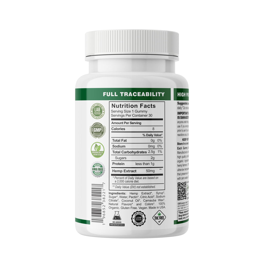 Hemp Gummies 50mg Strawberry Flavor C96591