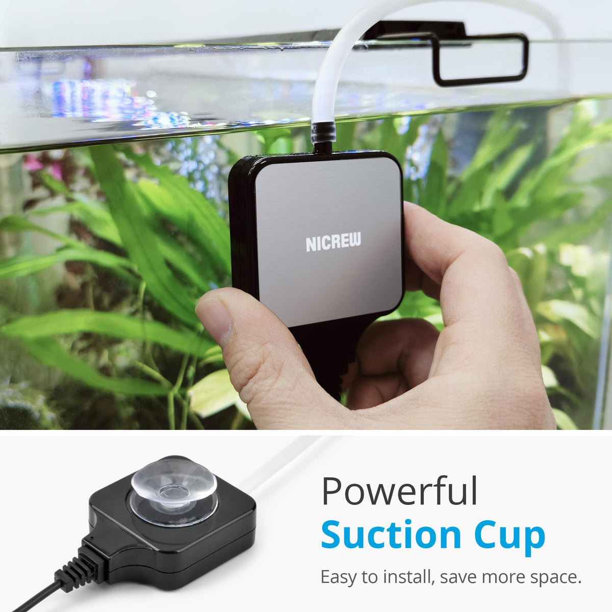Nano Silent Aquarium Air Pump U11042