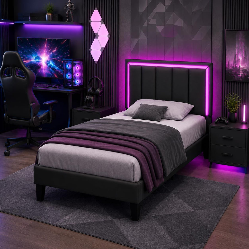 Twin Bed Frame with Headboard M334605