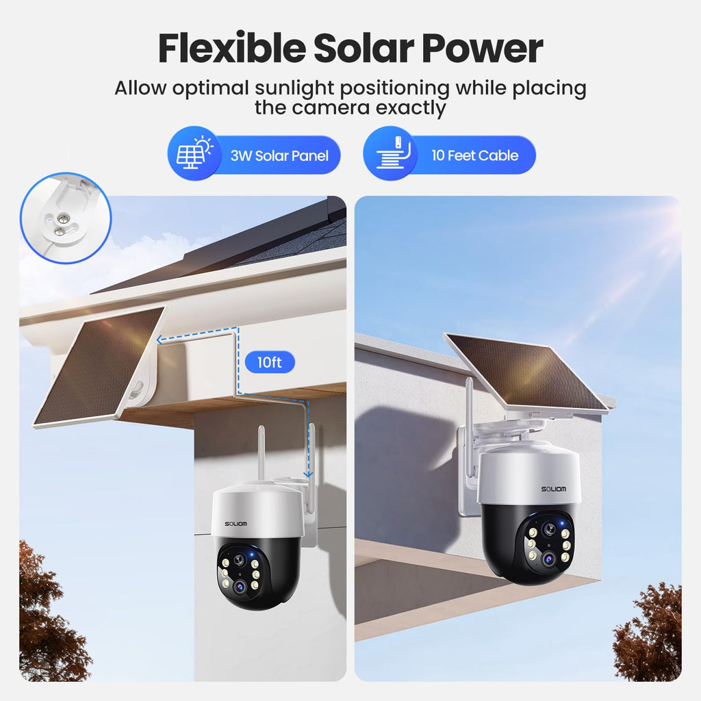 4K Solar Security Cameras Wireless Outdoor System 4-Cam Kit Z39136