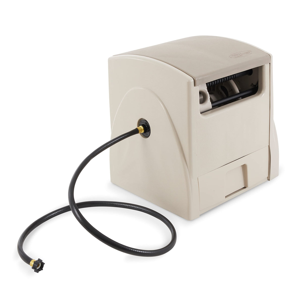 Automatic Rewind Garden Hose Reel, 100 ft. 5/8 in. Vinyl Hose Holder O22559