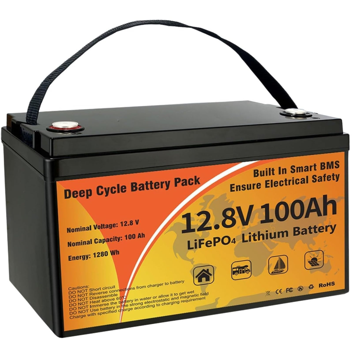 12V 100Ah LiFePO4 Battery Group 31 G938439