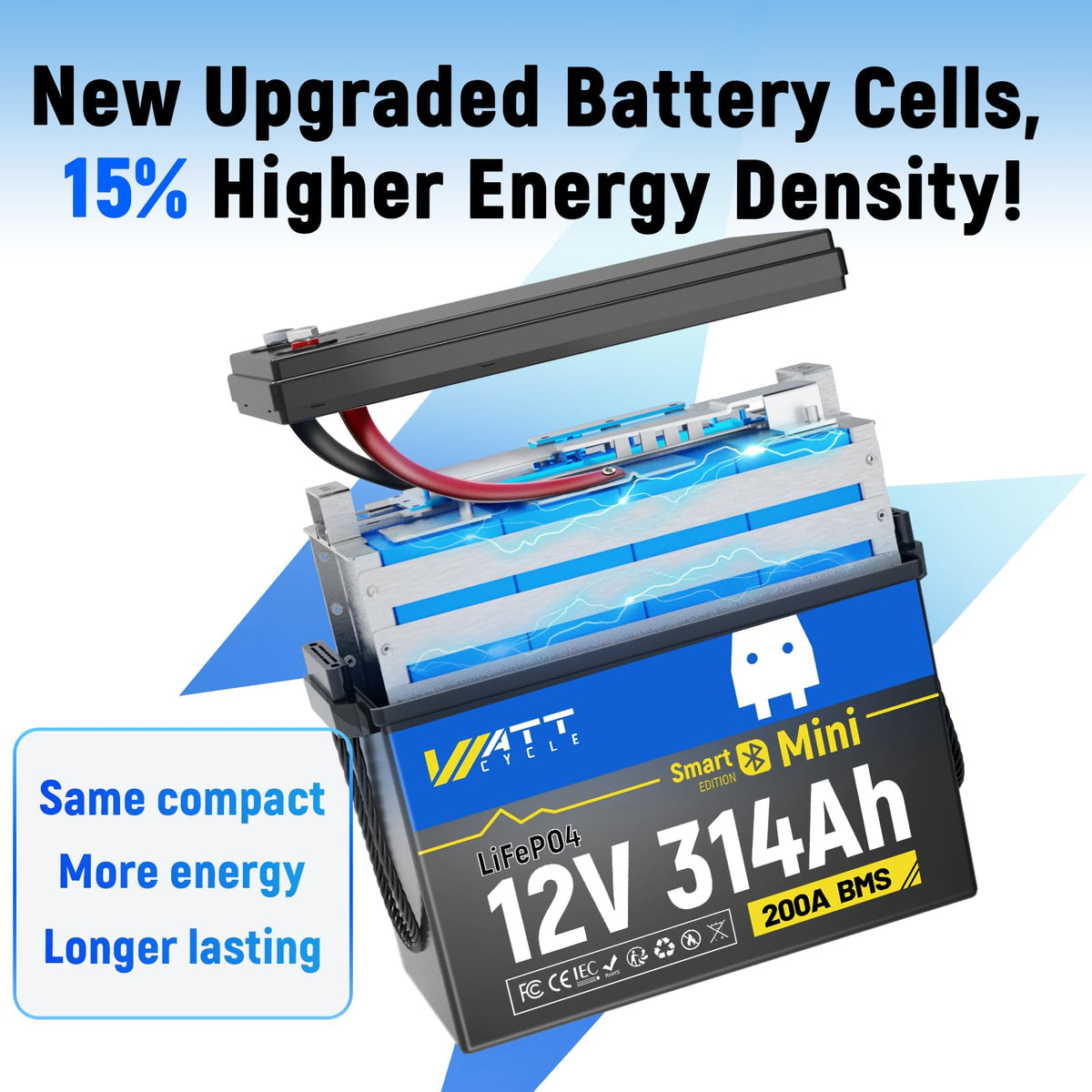 12V 314Ah LiFePO4 Battery 2 Pack Q7262