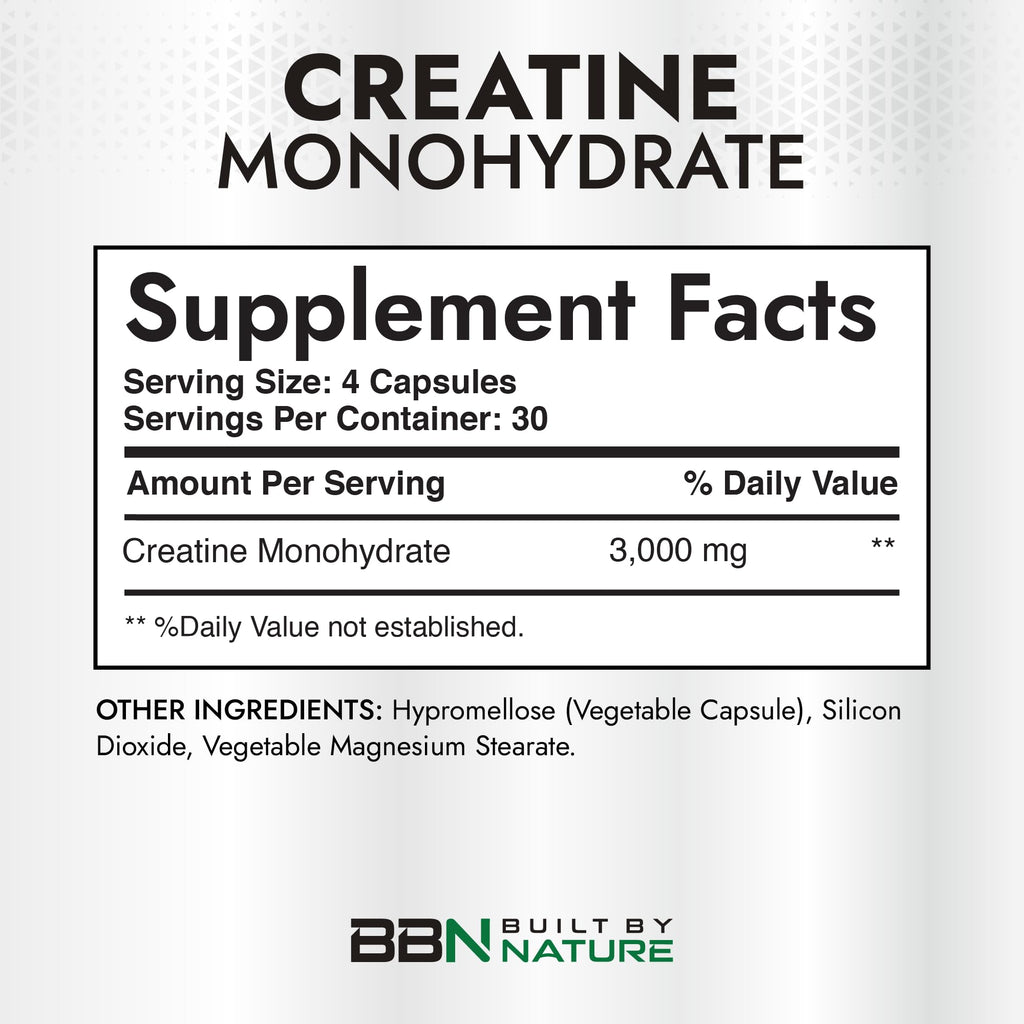 Micronized Creatine Monohydrate 120 Capsules R7148
