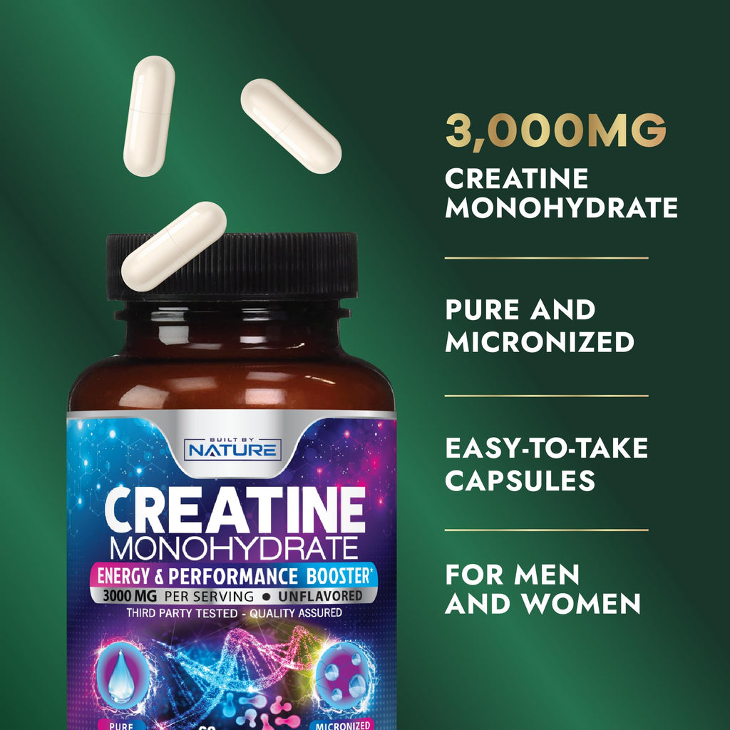 Micronized Creatine Monohydrate 120 Capsules R7148