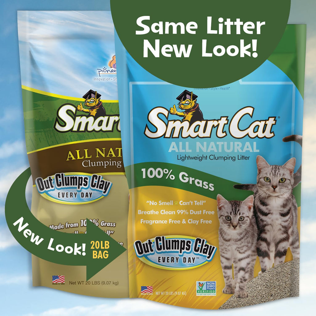 All Natural Clumping Cat Litter, 20 Pound, Unscented, Lightweight Y102779