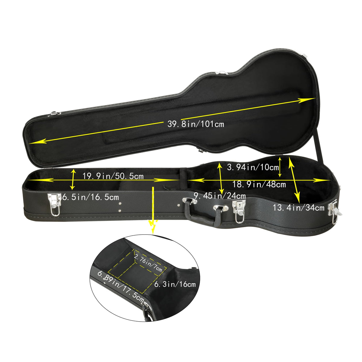 Electric LP Guitar Hard Case S101