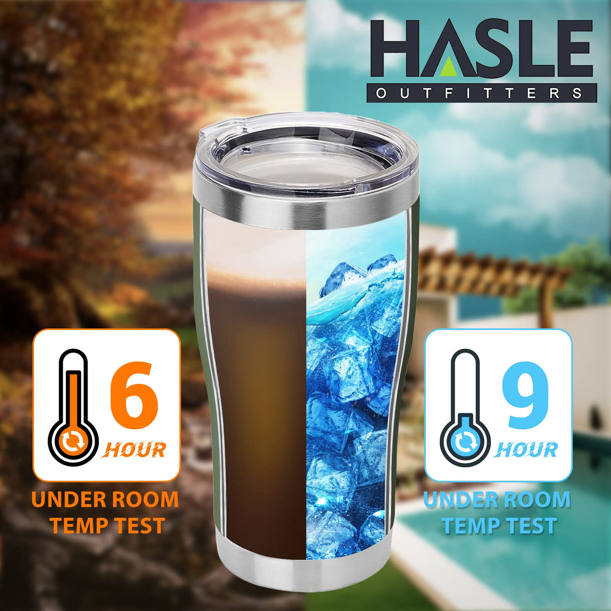 20 oz Stainless Steel Vacuum Insulated Tumbler with Lid E30197