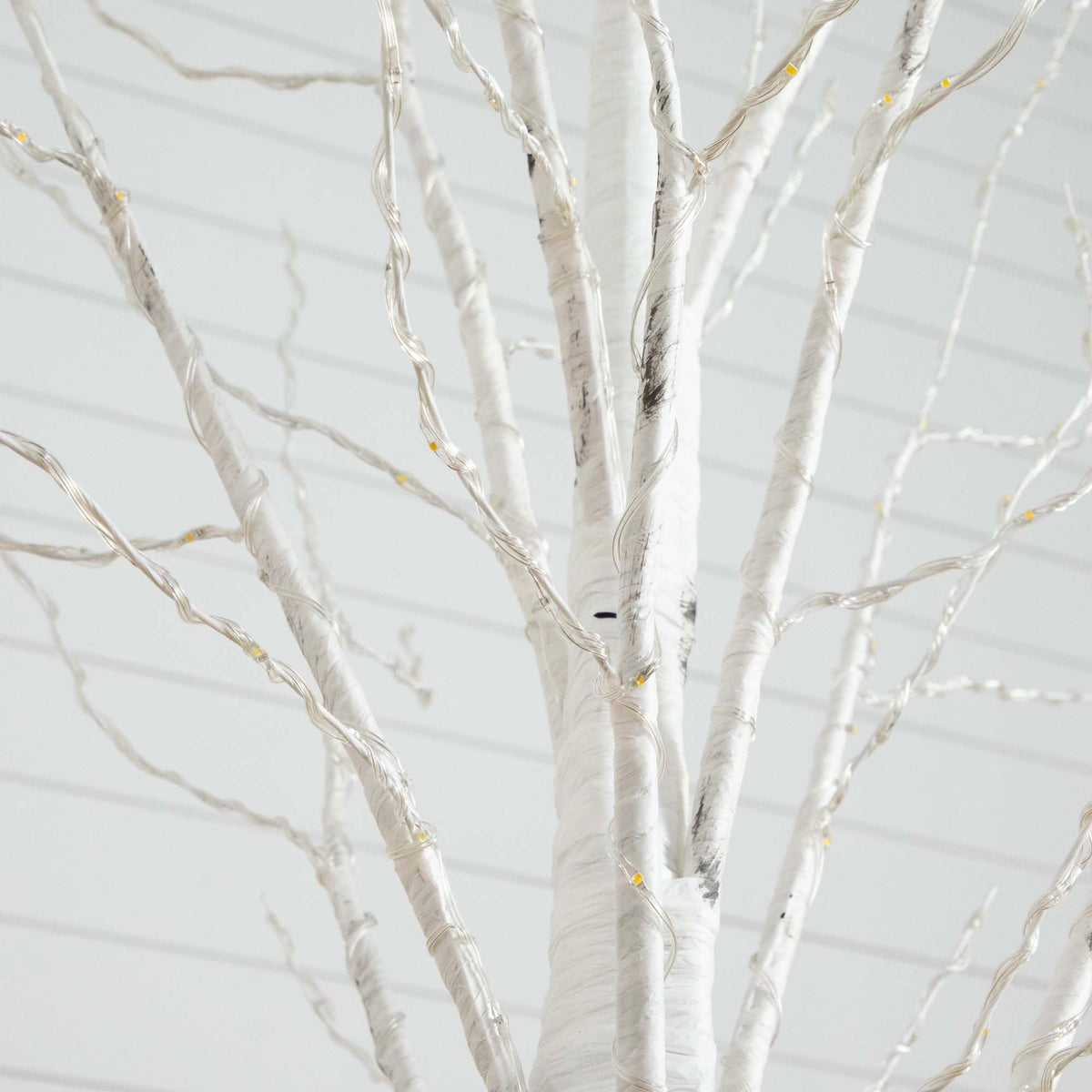 7-FT Pre-lit Artificial White Birch Tree with LED Lights A90240