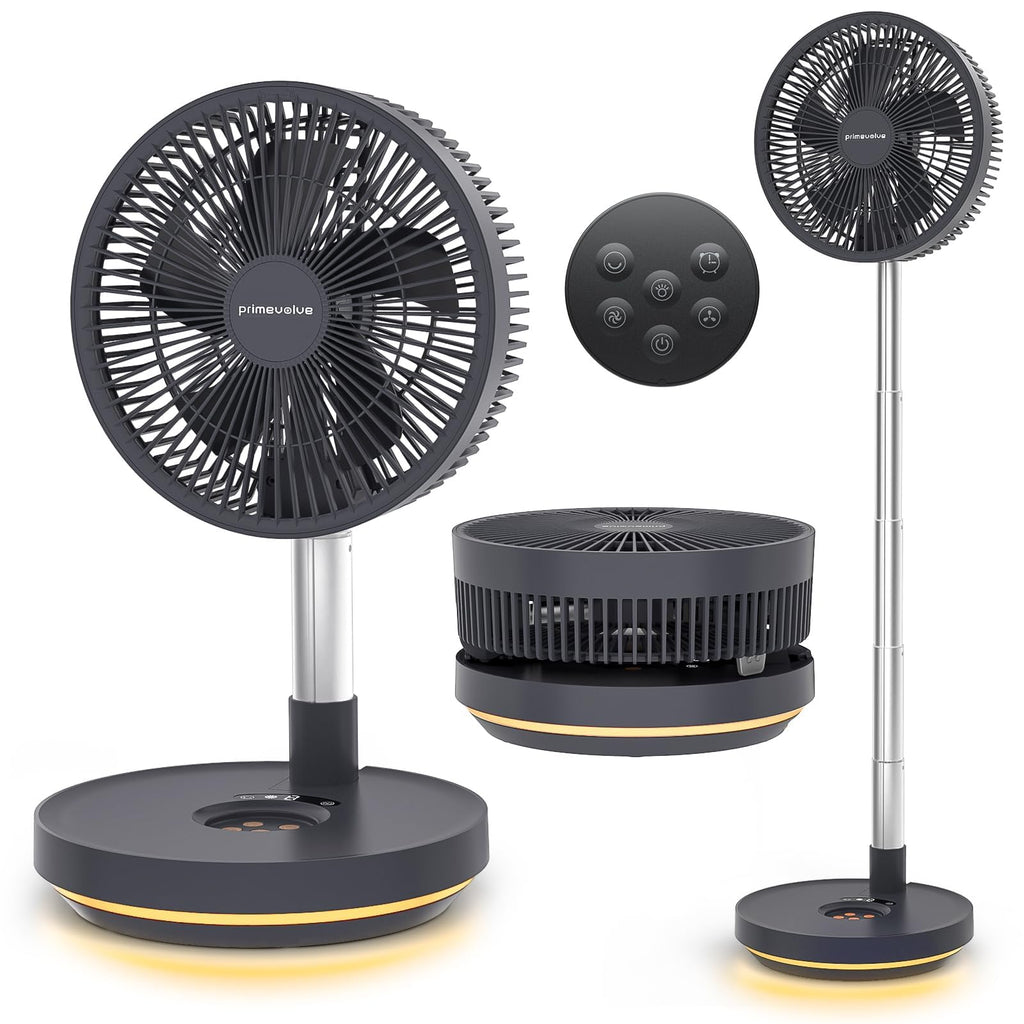 10" Portable Oscillating Fan with 10000mAh Rechargeable Battery Q6735