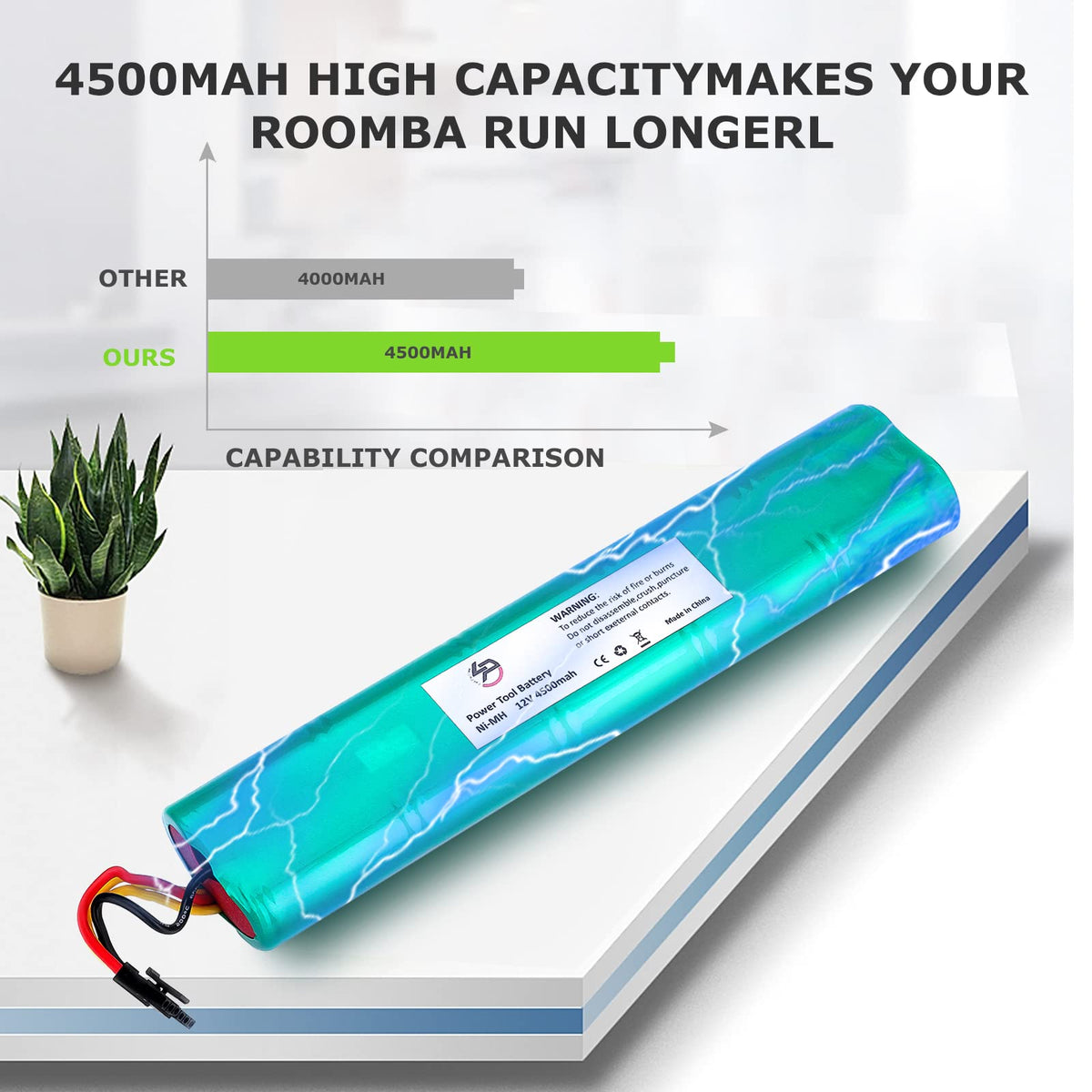 12V Ni-MH Rechargeable Vacuum Cleaner Battery Pack A795