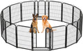 40in 16 Panels Heavy Duty Metal Dog Playpen M4883