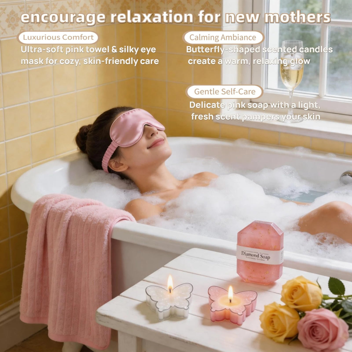 Pink Self Care Gift Set V8398