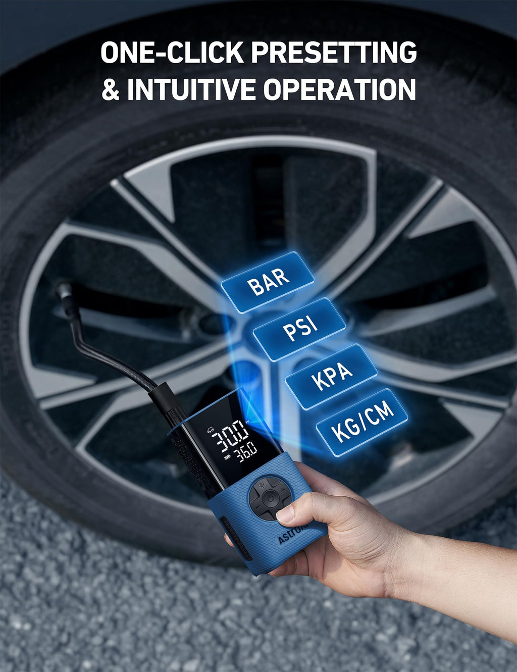 Portable Cordless Tire Inflator 150 PSI Air Compressor U924985