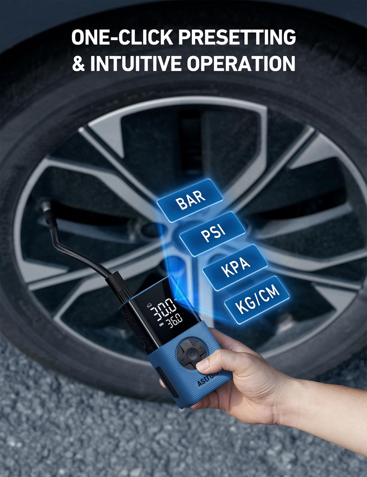 Portable Cordless Tire Inflator 150 PSI Air Compressor U924985