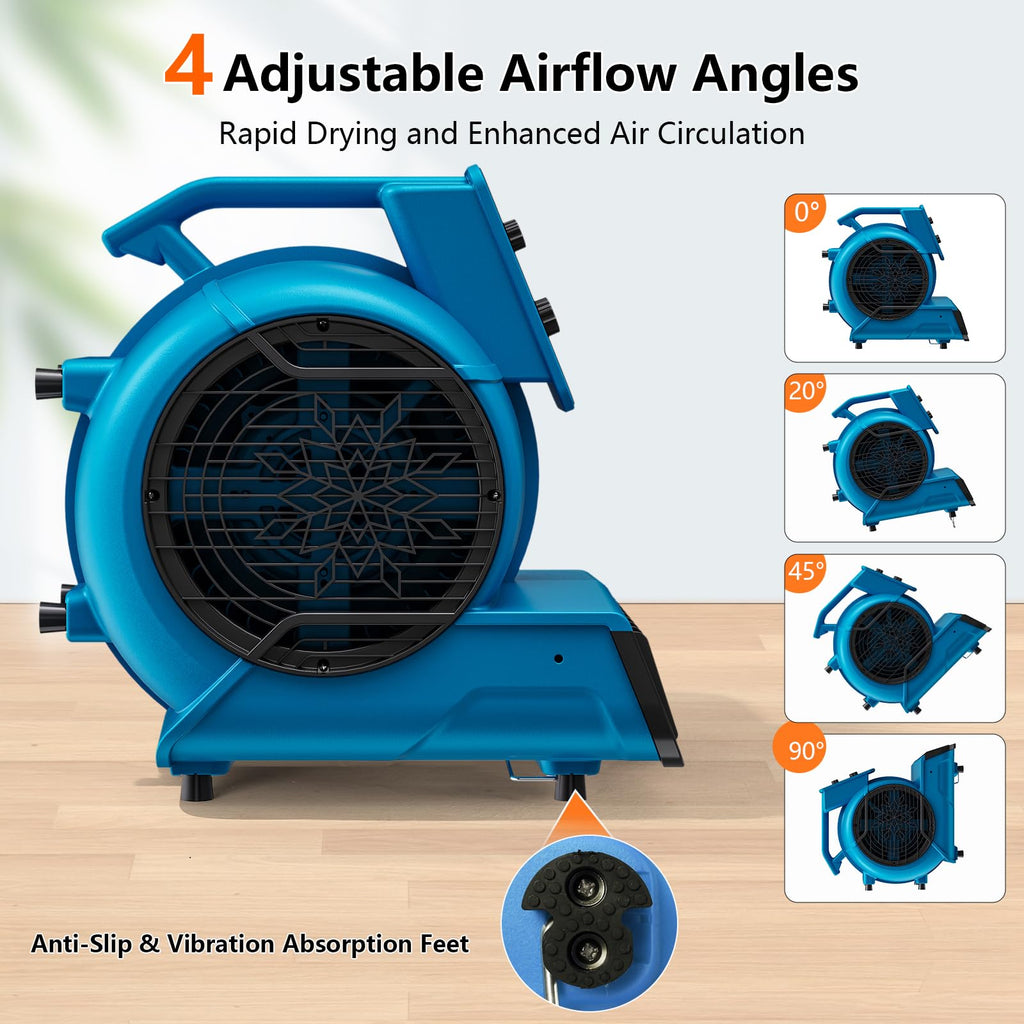 1/2 HP 2600 CFM Air Mover Fan V59770
