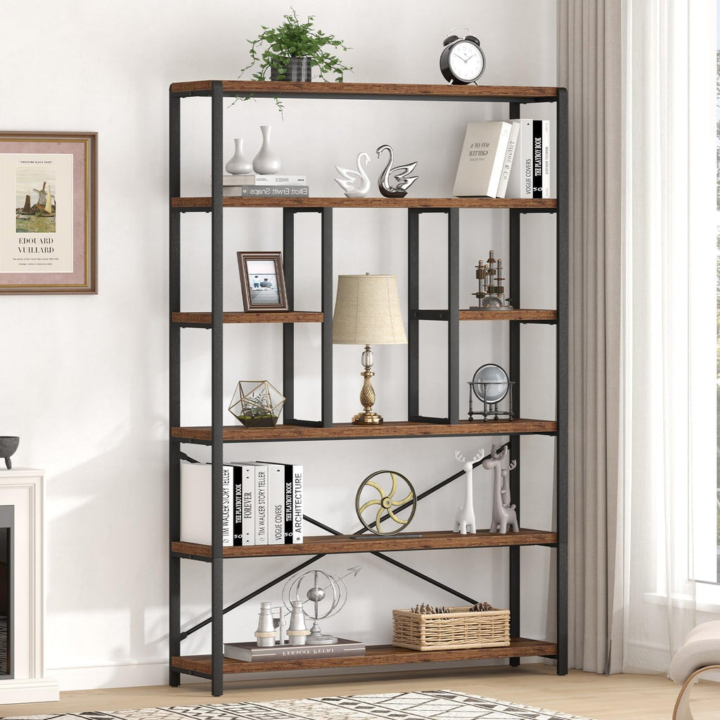 6 Tier Industrial Bookshelf U67745
