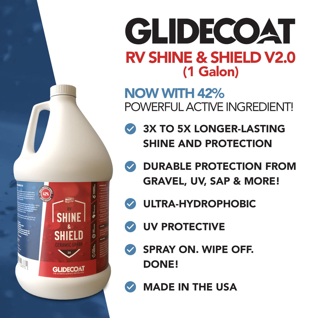 1 Gallon RV Spray Wax Silica Coating P122