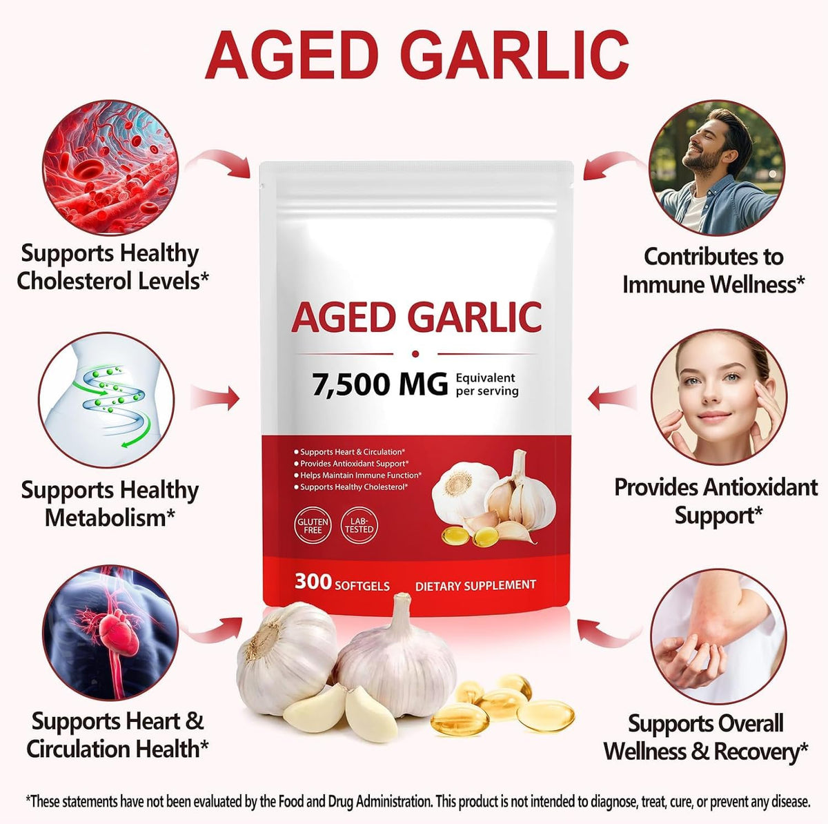 Aged Garlic Extract Capsules 7,500mg W944