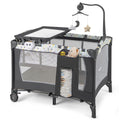 Portable Baby Playard with Bassinet and Changing Table D478334