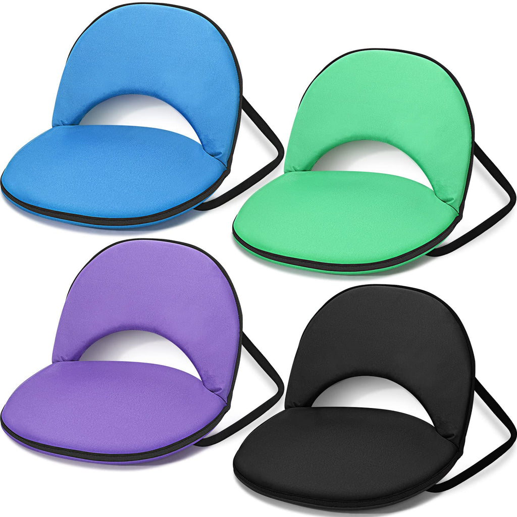 4 Pcs Stadium Seats with Back Support Z30791