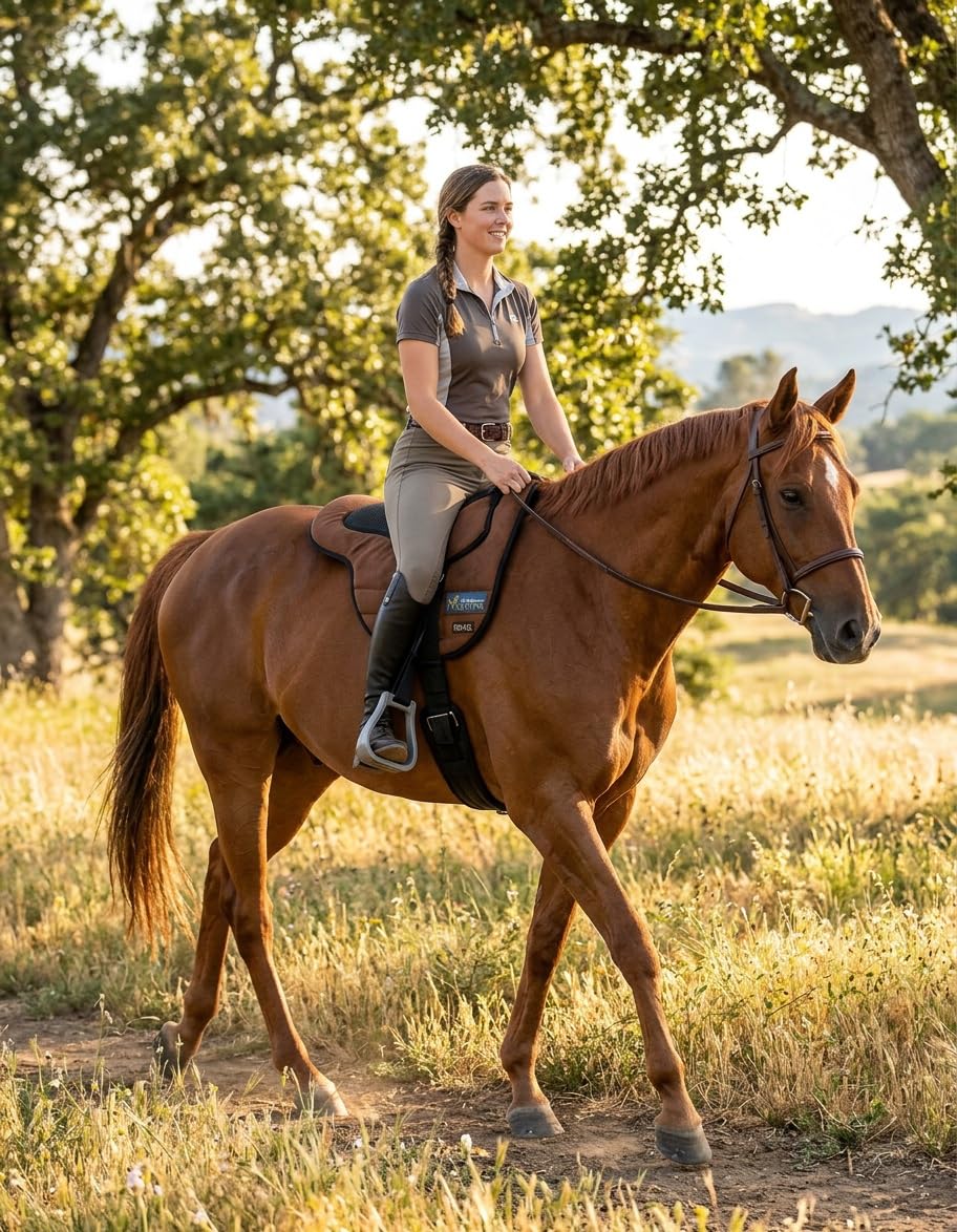 Lightweight Neoprene Padded Bareback Saddle Pad E30065
