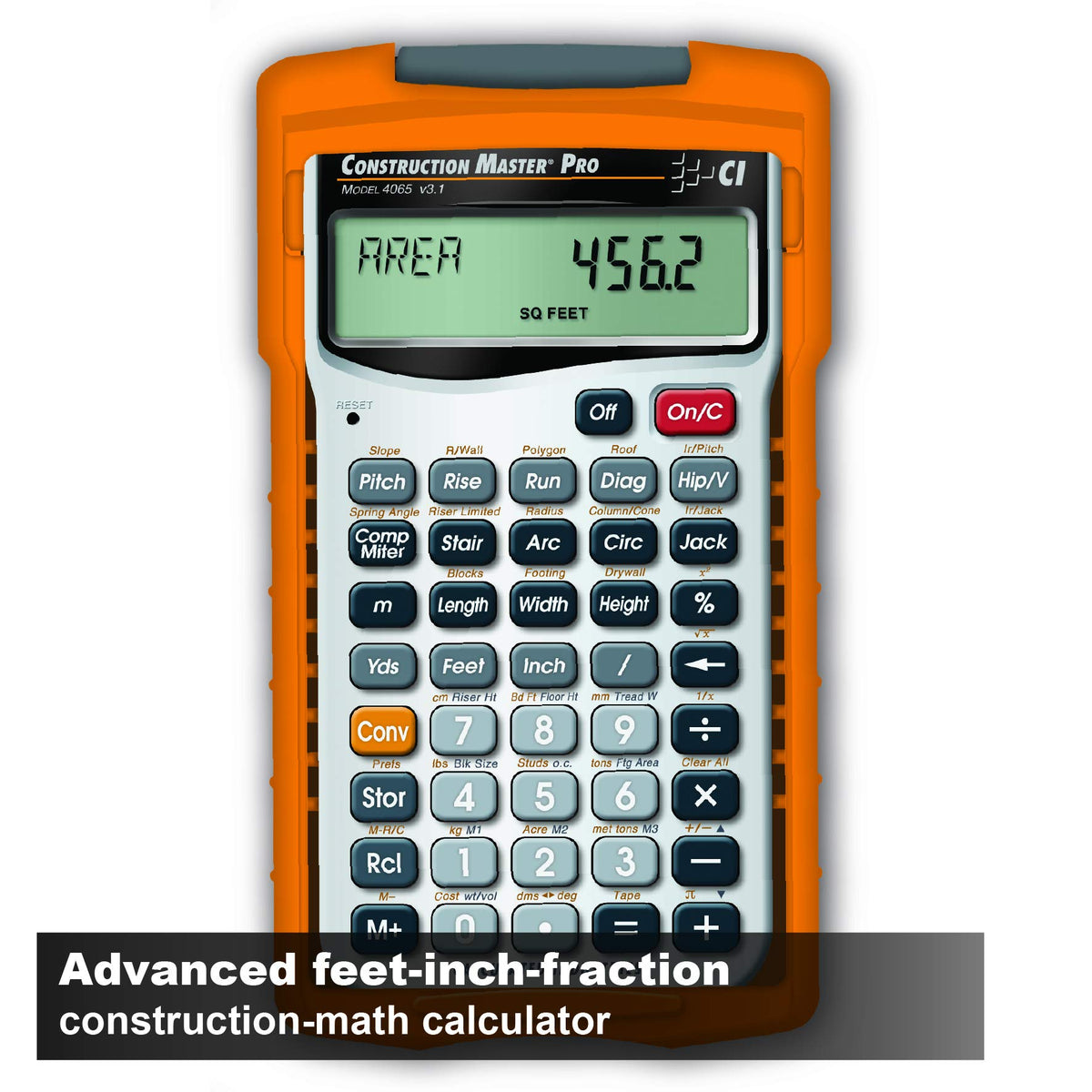 Construction Calculator + Architect Triangular Scale K231630