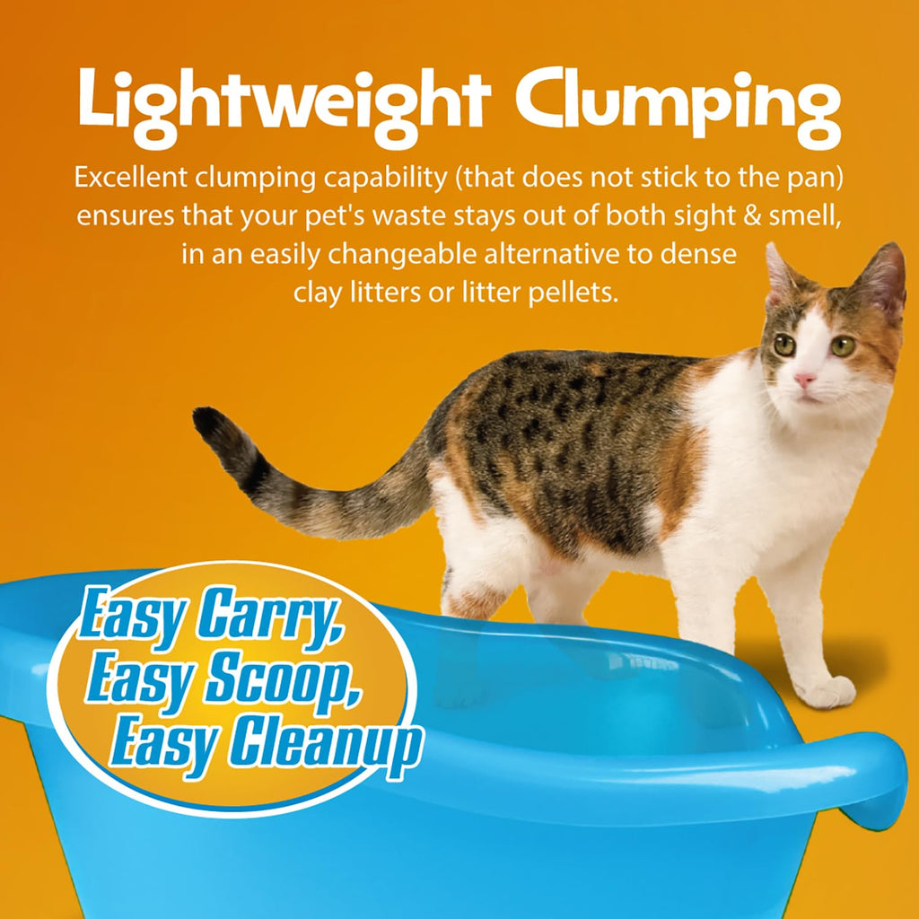 All Natural Clumping Cat Litter, 20 Pound, Unscented, Lightweight Y102779
