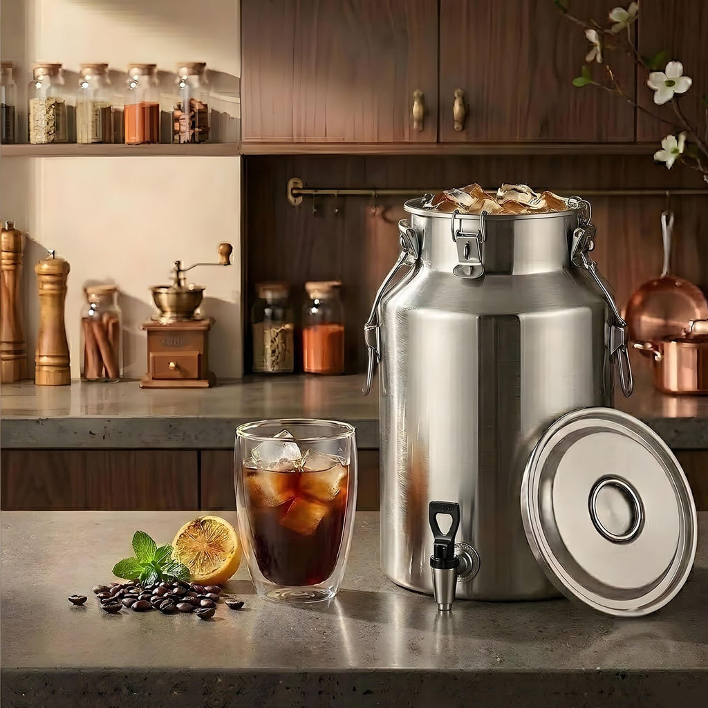 Food Grade Stainless Steel Milk Can with Sealed Lid B8265